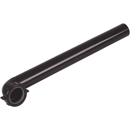 Dearborn Brass 1.5 in. x 15 in. Black Waste Arm With Slip Joint A9137C